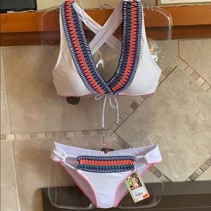 Two piece bathing suit